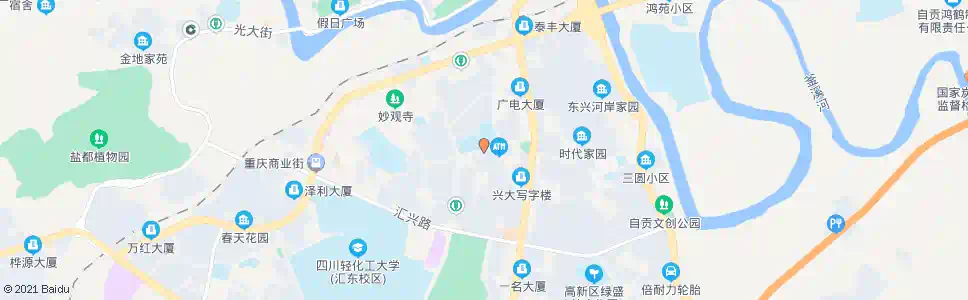 自贡春华路_公交站地图_自贡公交_妙搜公交查询2025