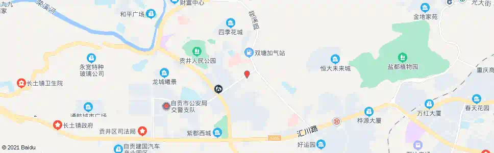 自贡韭菜嘴_公交站地图_自贡公交_妙搜公交查询2025