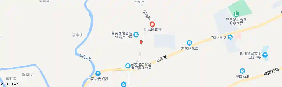 自贡聚酯厂_公交站地图_自贡公交_妙搜公交查询2025