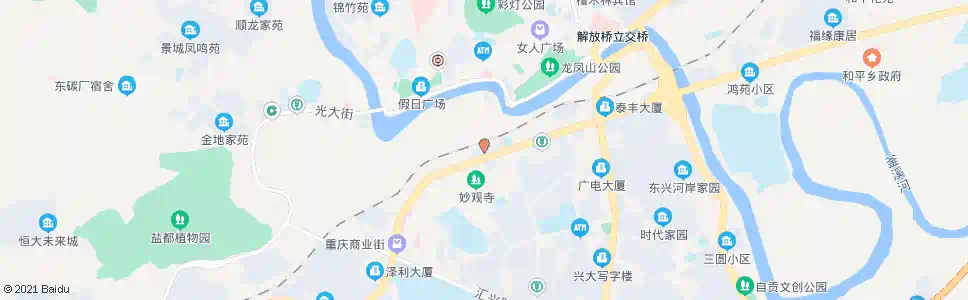 自贡华立装饰城_公交站地图_自贡公交_妙搜公交查询2025