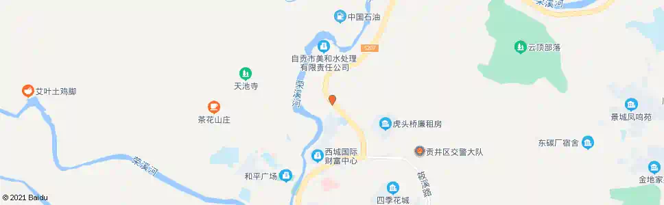 自贡气古坳_公交站地图_自贡公交_妙搜公交查询2025