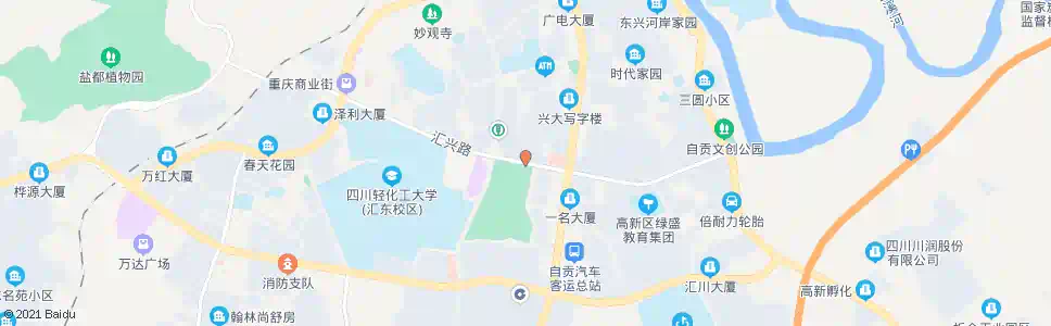 自贡新美国际商城_公交站地图_自贡公交_妙搜公交查询2025