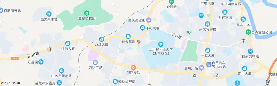 自贡南苑街_公交站地图_自贡公交_妙搜公交查询2025