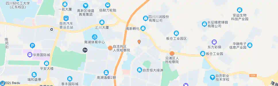 自贡龙湖森林_公交站地图_自贡公交_妙搜公交查询2025