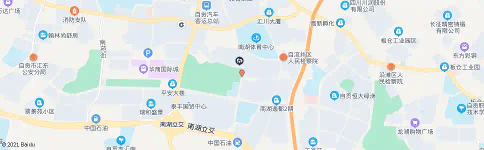 自贡老年大学_公交站地图_自贡公交_妙搜公交查询2025