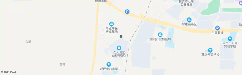 自贡久大舒坪盐厂_公交站地图_自贡公交_妙搜公交查询2025