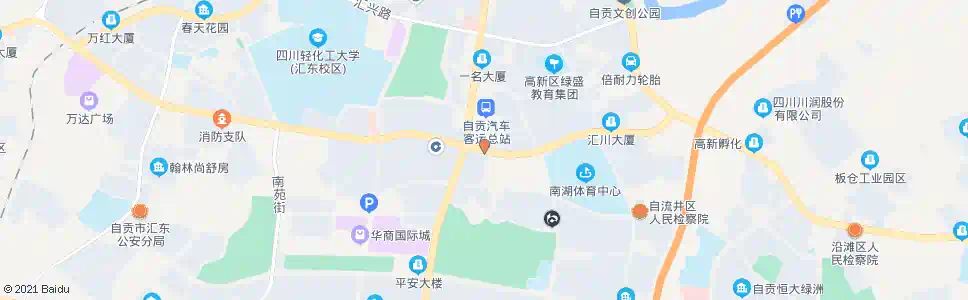自贡公交大厦_公交站地图_自贡公交_妙搜公交查询2025
