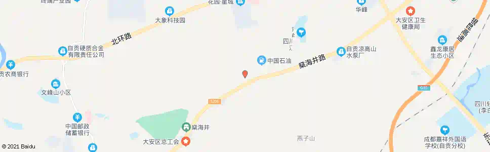 自贡凉水井招呼站_公交站地图_自贡公交_妙搜公交查询2025