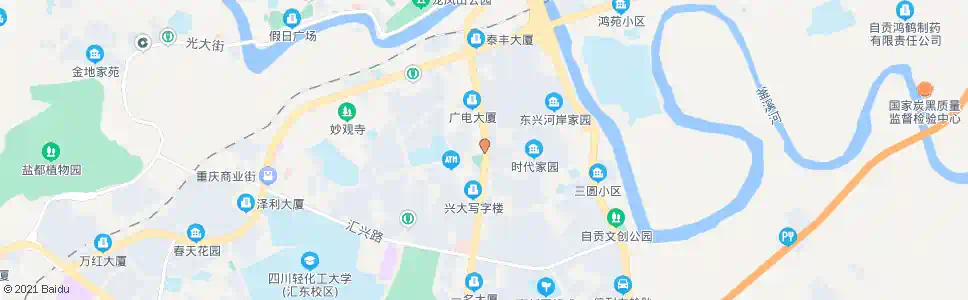 自贡气建公司_公交站地图_自贡公交_妙搜公交查询2025