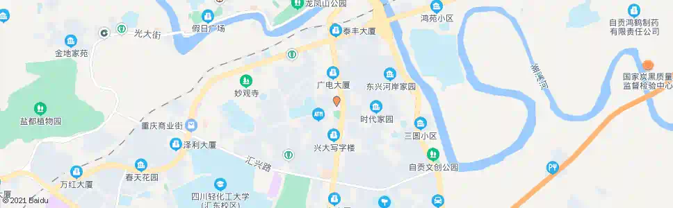 自贡九鼎百货(春华路)_公交站地图_自贡公交_妙搜公交查询2025