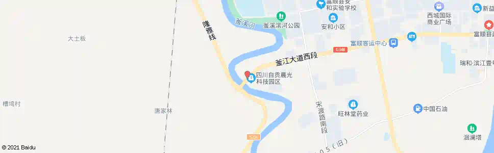 自贡宋渡大桥_公交站地图_自贡公交_妙搜公交查询2025