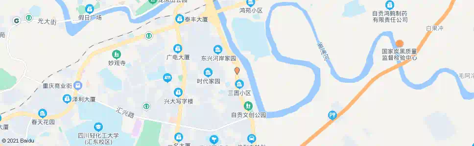自贡钓鱼台_公交站地图_自贡公交_妙搜公交查询2025