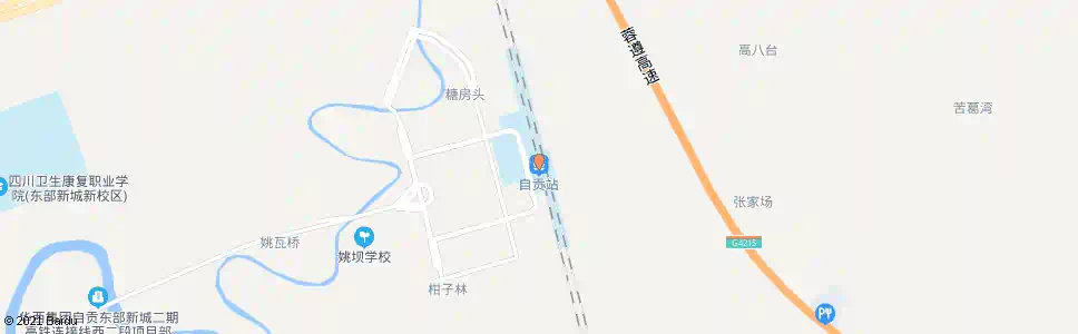 自贡火车站_公交站地图_自贡公交_妙搜公交查询2025