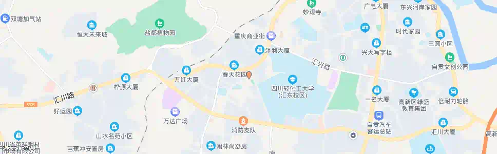 自贡大缺口_公交站地图_自贡公交_妙搜公交查询2025