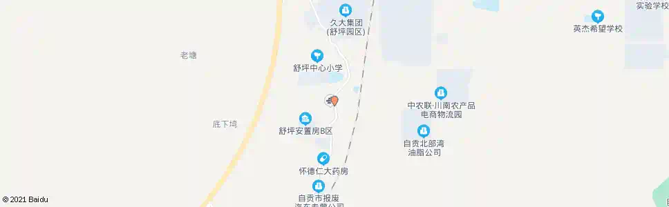 自贡舒坪_公交站地图_自贡公交_妙搜公交查询2025
