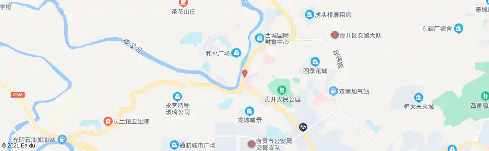自贡筱溪街_公交站地图_自贡公交_妙搜公交查询2025