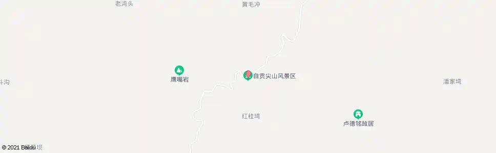 自贡尖山_公交站地图_自贡公交_妙搜公交查询2025