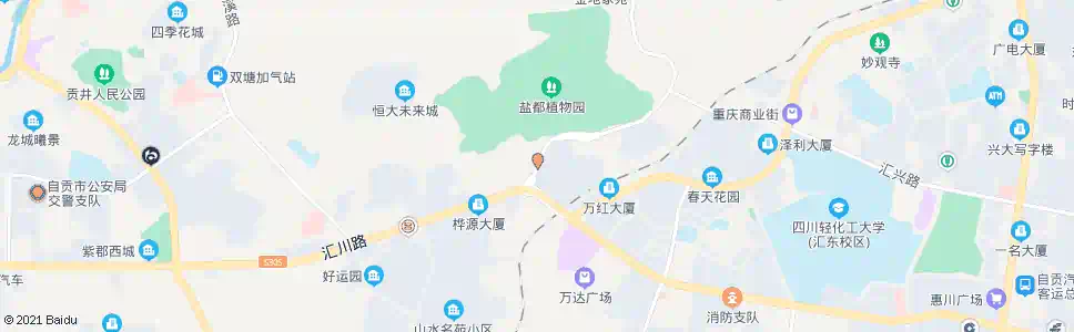 自贡马吃水招呼站_公交站地图_自贡公交_妙搜公交查询2025