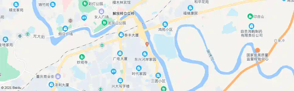 自贡东兴寺_公交站地图_自贡公交_妙搜公交查询2025