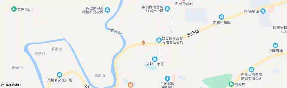 自贡高硐_公交站地图_自贡公交_妙搜公交查询2025