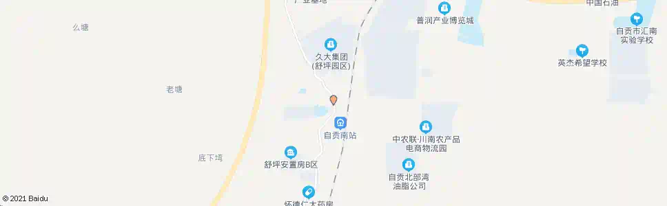 自贡舒坪镇政府_公交站地图_自贡公交_妙搜公交查询2025