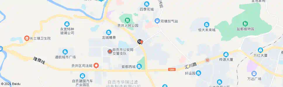 自贡荣新贡院_公交站地图_自贡公交_妙搜公交查询2025