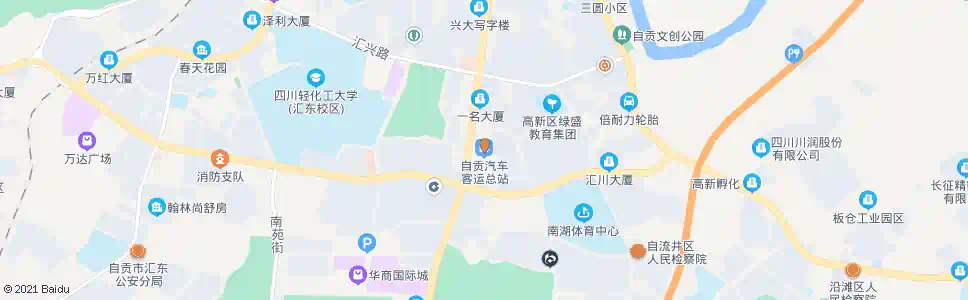 自贡客运总站_公交站地图_自贡公交_妙搜公交查询2025