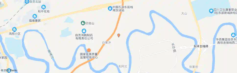 自贡唐家坝招呼站_公交站地图_自贡公交_妙搜公交查询2025