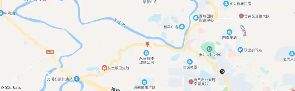 自贡伍家坡_公交站地图_自贡公交_妙搜公交查询2025