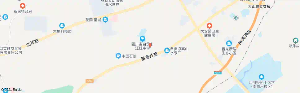 自贡凉高山_公交站地图_自贡公交_妙搜公交查询2025