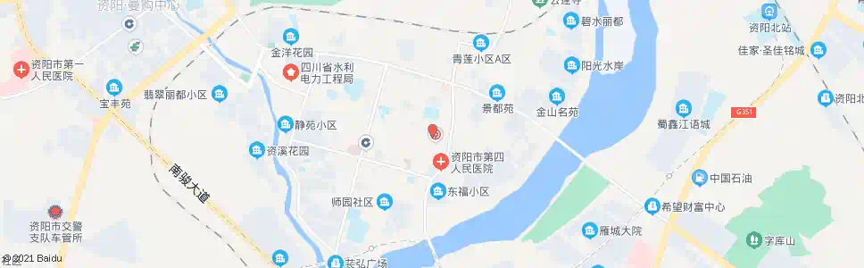 资阳政府东路口_公交站地图_资阳公交_妙搜公交查询2025