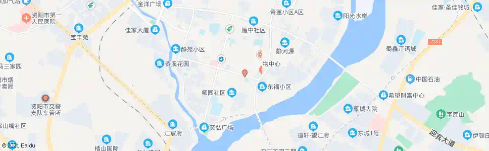资阳市中医院_公交站地图_资阳公交_妙搜公交查询2025
