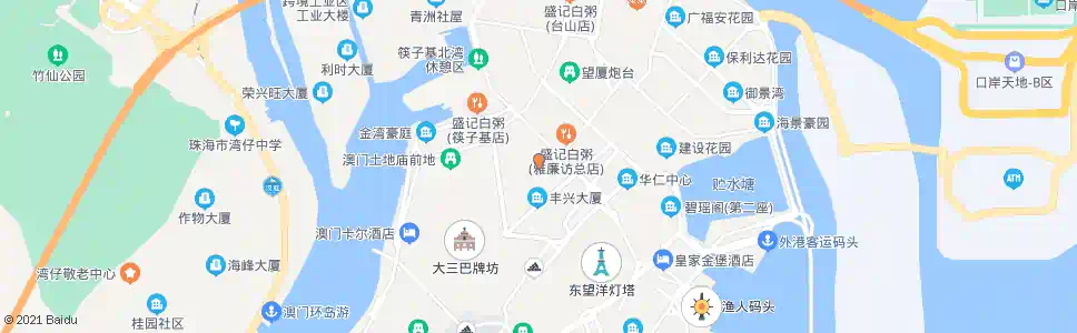 澳門亞利雅架前地_巴士站地圖_澳門巴士_妙搜巴士搜尋2025