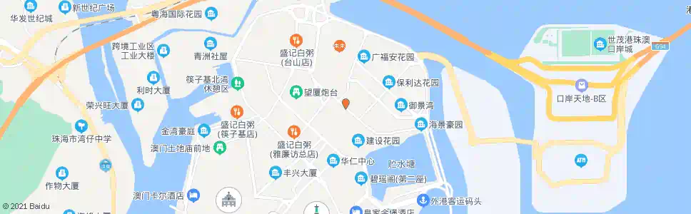 澳門幕拉士巷_巴士站地圖_澳門巴士_妙搜巴士搜尋2025