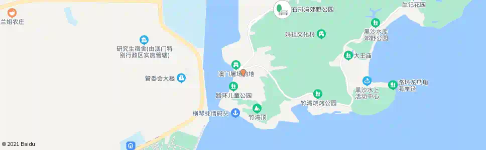 澳門福海花園_巴士站地圖_澳門巴士_妙搜巴士搜尋2025