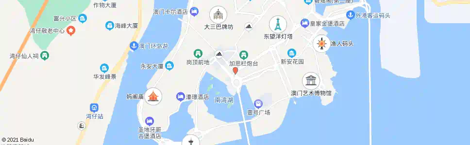 澳門亞馬喇前地_巴士站地圖_澳門巴士_妙搜巴士搜尋2025