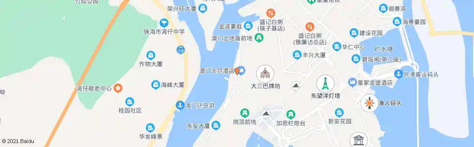 澳門伯港停車場_巴士站地圖_澳門巴士_妙搜巴士搜尋2025