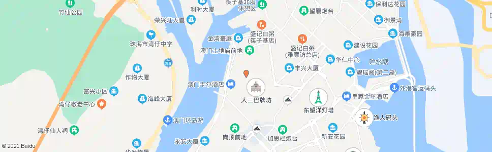 澳門白鴿巢前地_巴士站地圖_澳門巴士_妙搜巴士搜尋2025