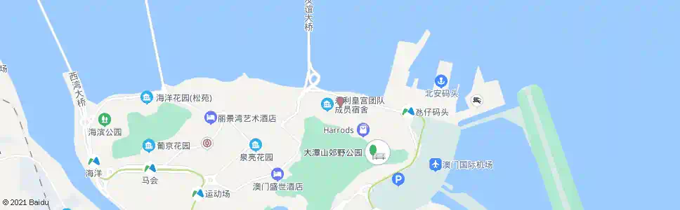 澳門北安前地_巴士站地圖_澳門巴士_妙搜巴士搜尋2025