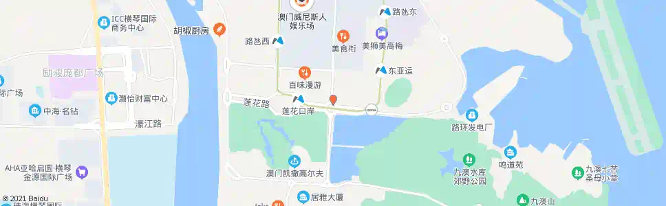 澳門蓮花圓形地(南行)_巴士站地圖_澳門巴士_妙搜巴士搜尋2025