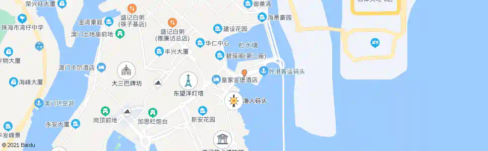澳門外港碼頭_巴士站地圖_澳門巴士_妙搜巴士搜尋2025