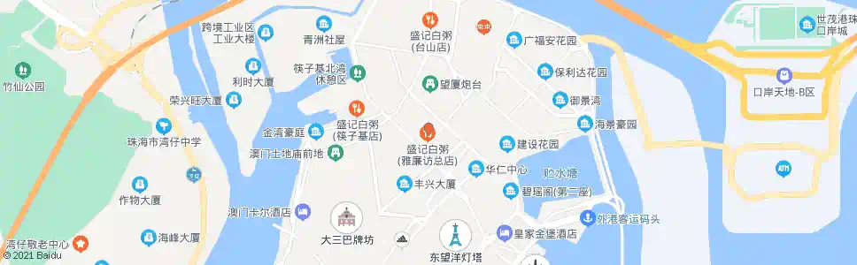 澳門幸運閣_巴士站地圖_澳門巴士_妙搜巴士搜尋2025