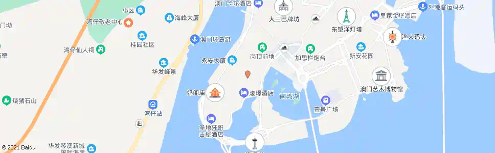 澳門西坑街_巴士站地圖_澳門巴士_妙搜巴士搜尋2025