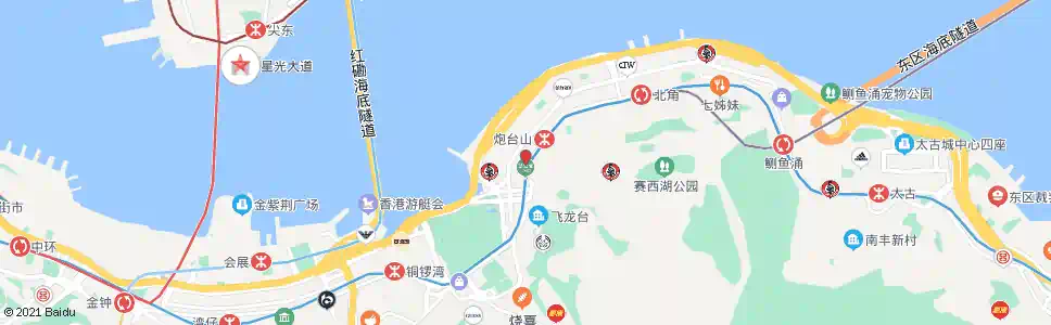 香港英皇道(炮台山)_巴士站地圖_香港巴士_妙搜巴士搜尋2025