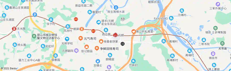 香港元朗站(北)公共運輸交匯處_巴士站地圖_香港巴士_妙搜巴士搜尋2025