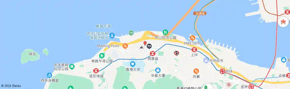 香港西區警署_巴士站地圖_香港巴士_妙搜巴士搜尋2025