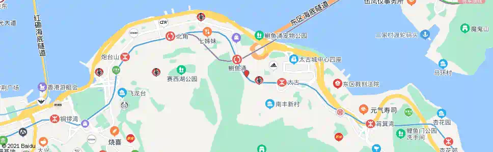 香港新威園_巴士站地圖_香港巴士_妙搜巴士搜尋2025