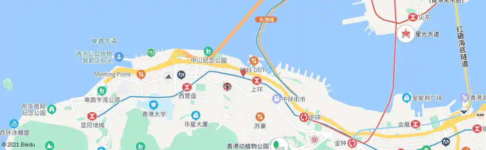 香港西港城_巴士站地圖_香港巴士_妙搜巴士搜尋2025