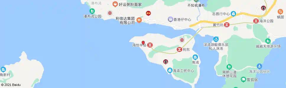 香港海怡半島怡韻閣_巴士站地圖_香港巴士_妙搜巴士搜尋2025
