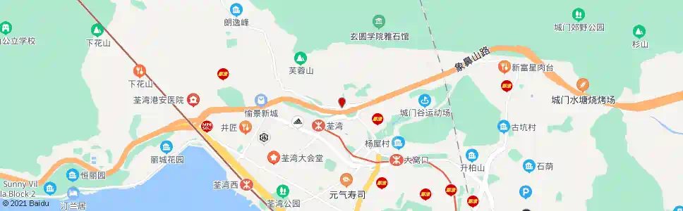 香港白田壩村_巴士站地圖_香港巴士_妙搜巴士搜尋2025